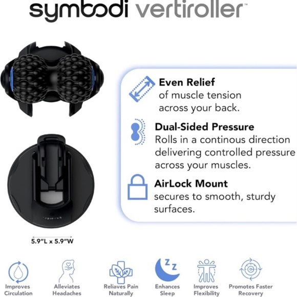 🌟NIB🌟 Symbodi Vertiroller Mountable Trigger Point Massage Roller - Picture 5 of 11